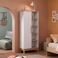 Corp biblioteca, Hanah Home, Etto, 71x179.3x36 cm, PAL MELAMINAT, Lemn / Stejar alb