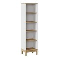 Corp biblioteca, Hanah Home, Etto, 48x179.3x36 cm, PAL MELAMINAT, Lemn / Stejar alb