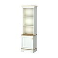 Corp biblioteca, Hanah Home, Monte, 49x164x27.3 cm, PAL MELAMINAT, Crem / Stejar