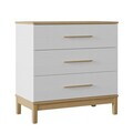 Dulap, Hanah Home, Etto, 90x91.75x48 cm, PAL MELAMINAT, Lemn / Stejar alb