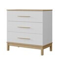 Dulap, Hanah Home, Etto, 90x91.75x48 cm, PAL MELAMINAT, Lemn / Stejar alb