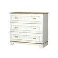 Dulap, Hanah Home, Monte, 91.8x86.4x45 cm, PAL MELAMINAT, Crem / Stejar
