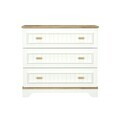 Dulap, Hanah Home, Monte, 91.8x86.4x45 cm, PAL MELAMINAT, Crem / Stejar
