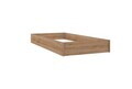 Pat extensibil, Hanah Home, New Options, 94.6x24.5x199 cm, PAL MELAMINAT, Crem / Stejar