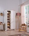 Dulap pentru haine, Hanah Home, Monte, 104.5x196x54.3 cm, PAL MELAMINAT, Crem / Stejar