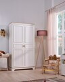 Dulap pentru haine, Hanah Home, Monte, 104.5x196x54.3 cm, PAL MELAMINAT, Crem / Stejar