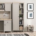 Corp biblioteca, Hanah Home, Sento, 71x179.5x39.5 cm, PAL MELAMINAT, Gri / Stejar
