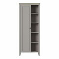 Corp biblioteca, Hanah Home, Sento, 71x179.5x39.5 cm, PAL MELAMINAT, Gri / Stejar
