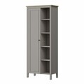 Corp biblioteca, Hanah Home, Sento, 71x179.5x39.5 cm, PAL MELAMINAT, Gri / Stejar