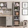 Corp biblioteca, Hanah Home, Sento, 50x179.5x39.5 cm, PAL MELAMINAT, Gri / Stejar