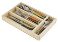 Set tacamuri 24 piese London mix Laguiole, Jean Dubost, inox, multicolor