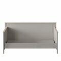 Pat de zi, Hanah Home, Sento, 218.6x100x100.6 cm, PAL MELAMINAT, Gri / Stejar