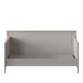 Pat de zi, Hanah Home, Sento, 218.6x100x100.6 cm, PAL MELAMINAT, Gri / Stejar