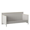 Pat de zi, Hanah Home, Sento, 218.6x100x100.6 cm, PAL MELAMINAT, Gri / Stejar
