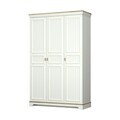 Dulap pentru haine, Hanah Home, Monte, 139.6x220x54.3 cm, PAL MELAMINAT, Crem / Stejar
