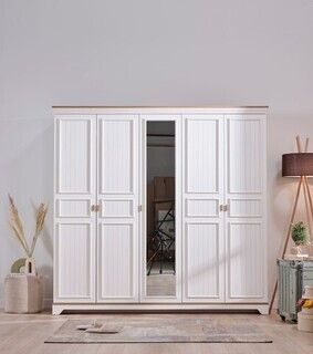 229.7x220x54.3 cm, Crem;Stejar