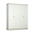 Dulap pentru haine, Hanah Home, Monte, 184.6x220x54.3 cm, PAL MELAMINAT, Crem / Stejar