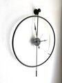 Ceas de perete, Mclock-00102, Metal, Lățime: 58 cm Înălțime: 80 cm Adâncime: 7 cm, Negru