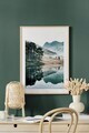Tablou decorativ, Tekhamcerceve91, Lemn masiv, MDF, Multicolor