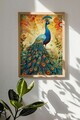 Tablou decorativ, Mscartmdl25, Lemn masiv, MDF, Multicolor