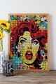 Tablou decorativ, Popmosaıc20, Lemn masiv, MDF, Multicolor