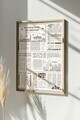 Tablou decorativ, NWSPPRMDL2, Lemn masiv, MDF, Multicolor