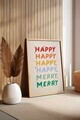 Tablou decorativ, Tekartcrvmdf, Lemn masiv, MDF, Multicolor