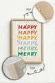 Tablou decorativ, Tekartcrvmdf, Lemn masiv, MDF, Multicolor