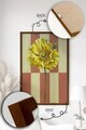 Tablou decorativ, Artmoscrv12-5070, Lemn masiv, MDF, Multicolor