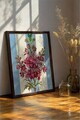 Tablou decorativ, Artmoscrv15-5070, Lemn masiv, MDF, Multicolor