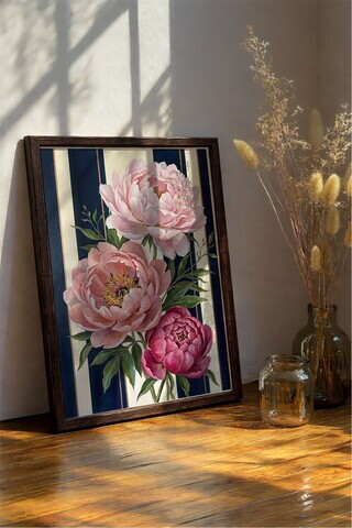 Tablou decorativ, Artmoscrv4-5070, Lemn masiv, MDF, Multicolor
