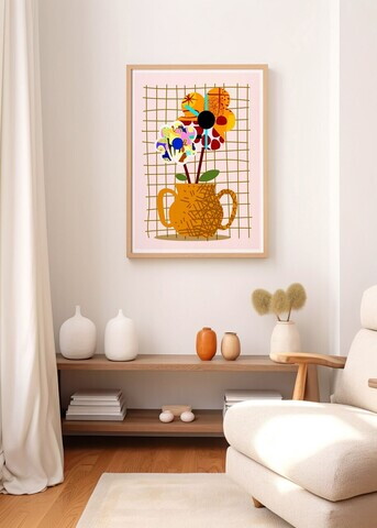 Tablou decorativ, Artnewclahsp1-3348, Lemn masiv, MDF, Multicolor
