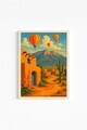 Tablou decorativ, Artnewclahsp100-5070, Lemn masiv, MDF, Multicolor