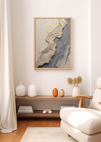Tablou decorativ, Artnewclahsp102-5070, Lemn masiv, MDF, Multicolor