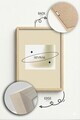 Tablou decorativ, Artnewclahsp16-3348, Lemn masiv, MDF, Multicolor