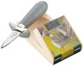 Set pentru curatat stridii Laguiole, Jean Dubost, inox/lemn, gri