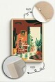 Tablou decorativ, Artnewclahsp36-3348, Lemn masiv, MDF, Multicolor