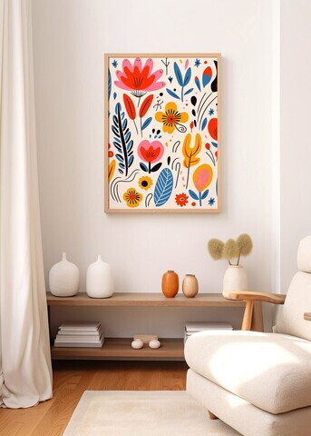 Tablou decorativ, Artnewclahsp38-3348, Lemn masiv, MDF, Multicolor