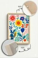 Tablou decorativ, Artnewclahsp39-3348, Lemn masiv, MDF, Multicolor