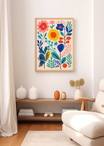 Tablou decorativ, Artnewclahsp39-5070, Lemn masiv, MDF, Multicolor