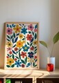 Tablou decorativ, Artnewclahsp41-3348, Lemn masiv, MDF, Multicolor