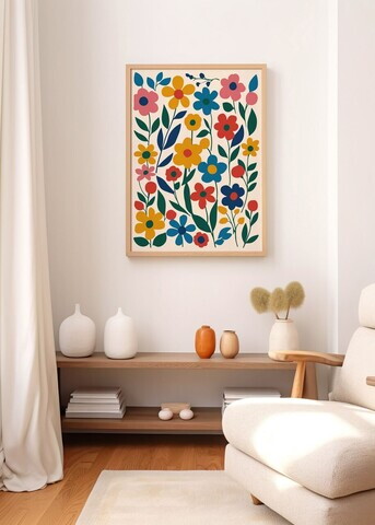 Tablou decorativ, Artnewclahsp41-5070, Lemn masiv, MDF, Multicolor