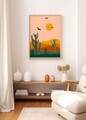 Tablou decorativ, Artnewclahsp43-3348, Lemn masiv, MDF, Multicolor