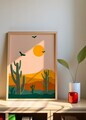 Tablou decorativ, Artnewclahsp43-3348, Lemn masiv, MDF, Multicolor