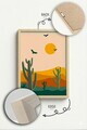 Tablou decorativ, Artnewclahsp43-5070, Lemn masiv, MDF, Multicolor