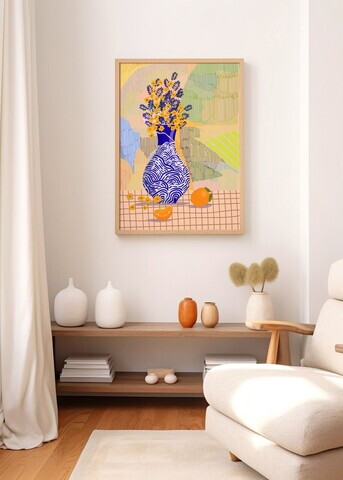 Tablou decorativ, Artnewclahsp46-5070, Lemn masiv, MDF, Multicolor