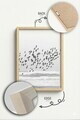 Tablou decorativ, Artnewclahsp48-5070, Lemn masiv, MDF, Multicolor