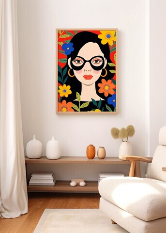 Tablou decorativ, Artnewclahsp49-3348, Lemn masiv, MDF, Multicolor