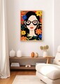 Tablou decorativ, Artnewclahsp49-5070, Lemn masiv, MDF, Multicolor
