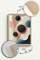 Tablou decorativ, Artnewclahsp53-3348, Lemn masiv, MDF, Multicolor